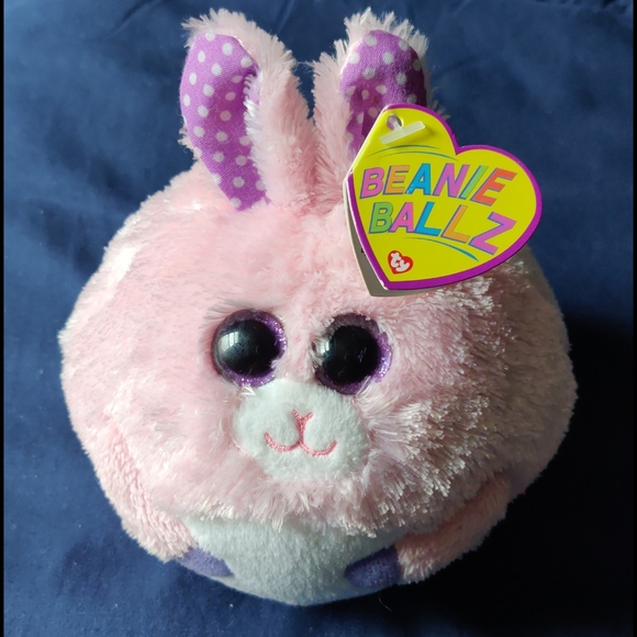 Beanie Ballz Carnation the bunny - Picture 1 of 9